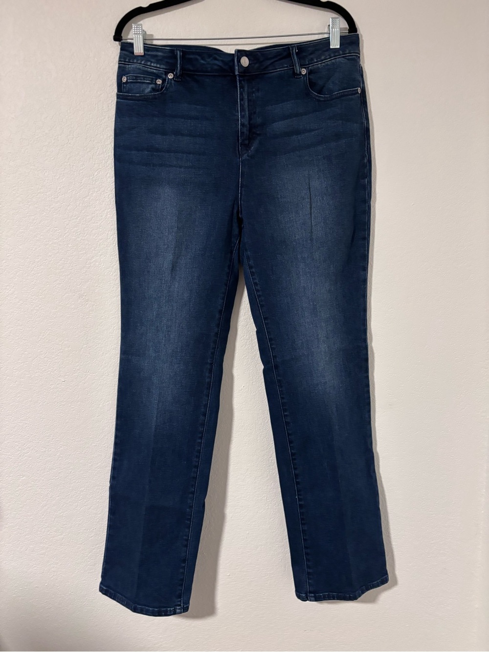 J. McLaughlin Dark Blue Women's Straight-Leg Jeans Size 12